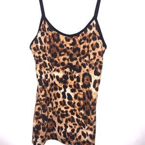 Leopard print cami top